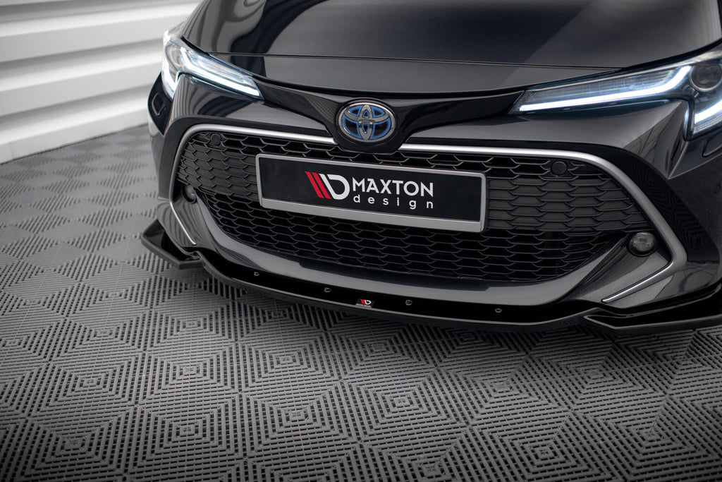 Prelungire splitter bara fata Toyota Corolla XII Touring Sports Hatchback 2019- v3 - Maxton Design