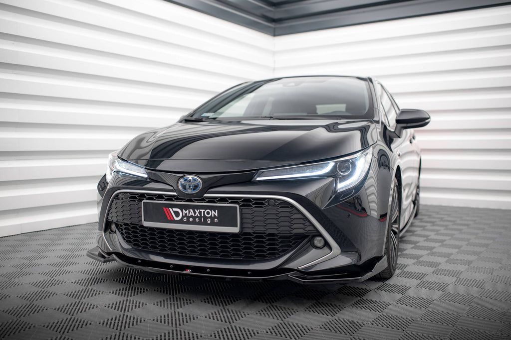 Prelungire splitter bara fata Toyota Corolla XII Touring Sports Hatchback 2019- v3 - Maxton Design