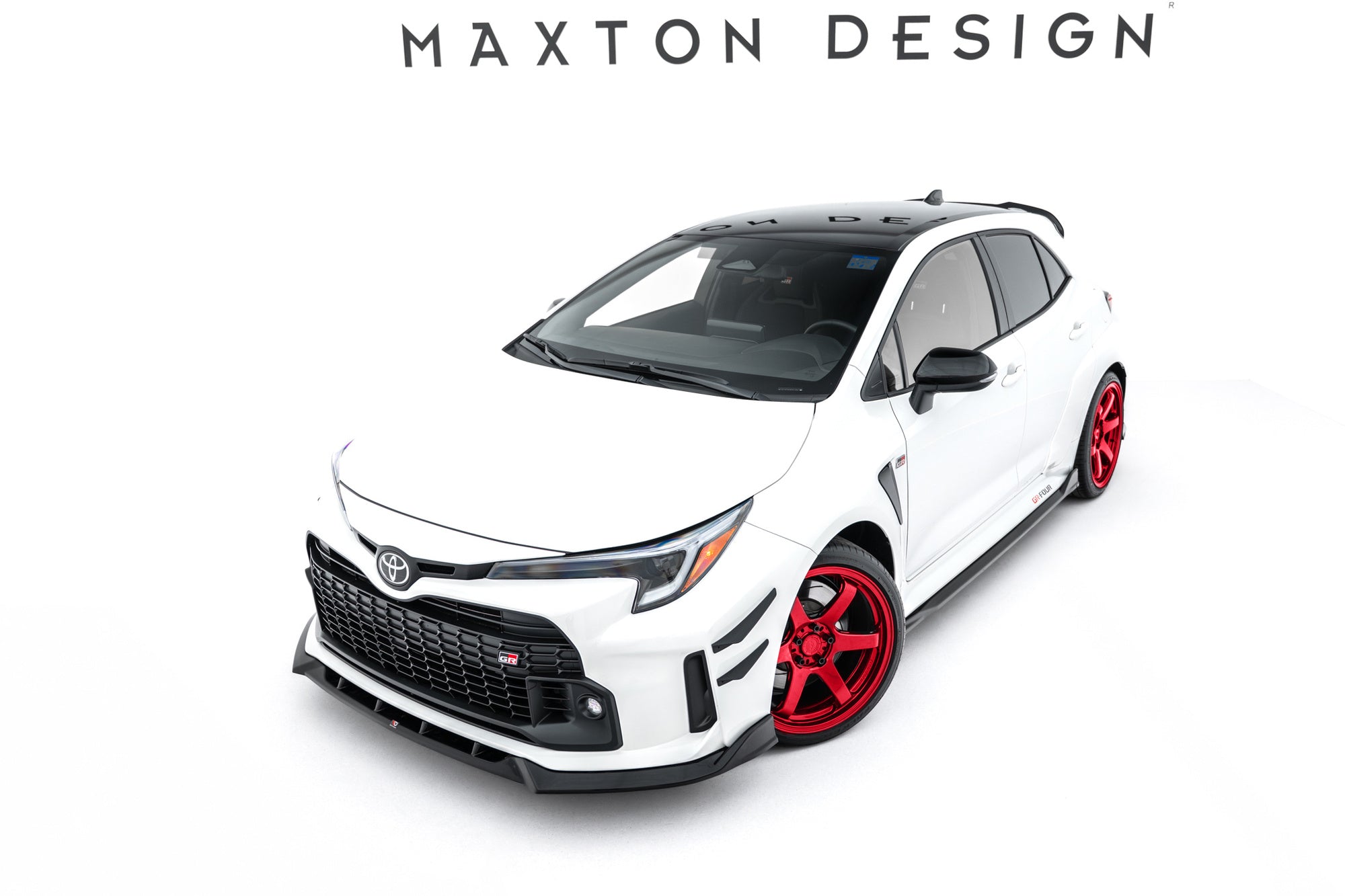 Prelungire splitter bara fata Toyota GR Corolla Mk12 2022-2024 v2 - Maxton Design
