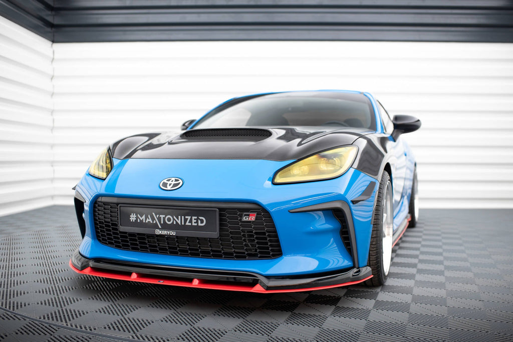 Prelungire splitter bara fata Toyota GR86 Mk1 2021- v2 - Maxton Design