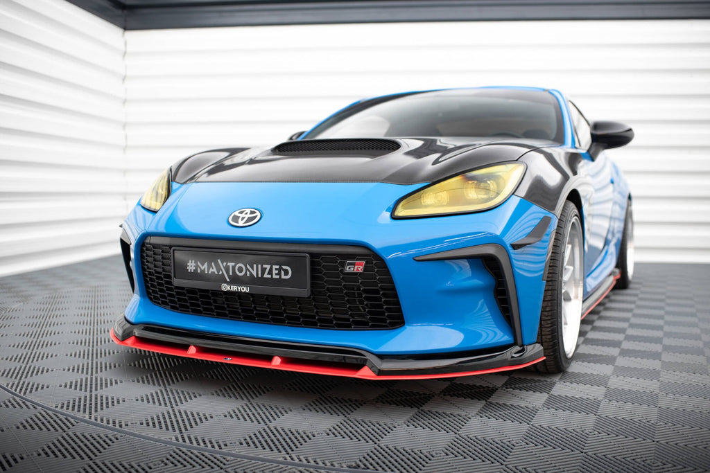 Prelungire splitter bara fata Toyota GR86 Mk1 2021- v2 - Maxton Design