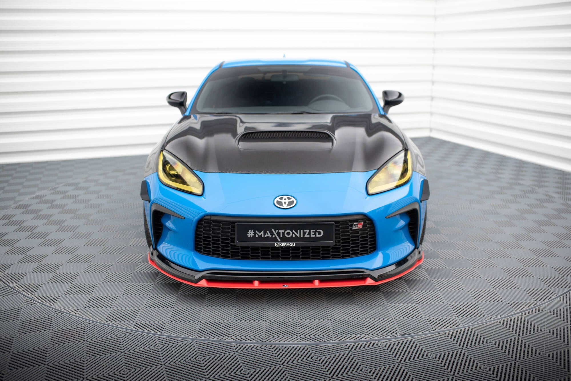 Prelungire splitter bara fata Toyota GR86 Mk1 2021- v2 - Maxton Design