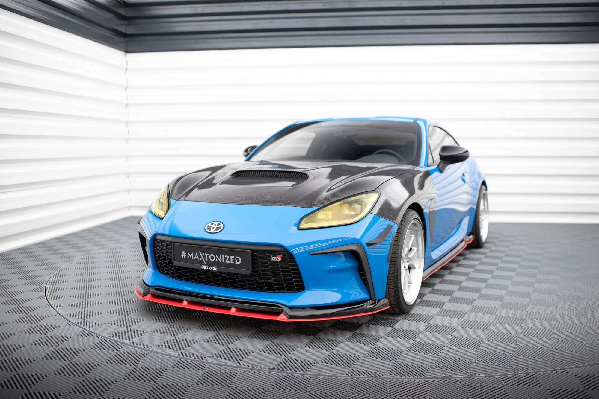 Prelungire splitter bara fata Toyota GR86 Mk1 2021- v2 - Maxton Design