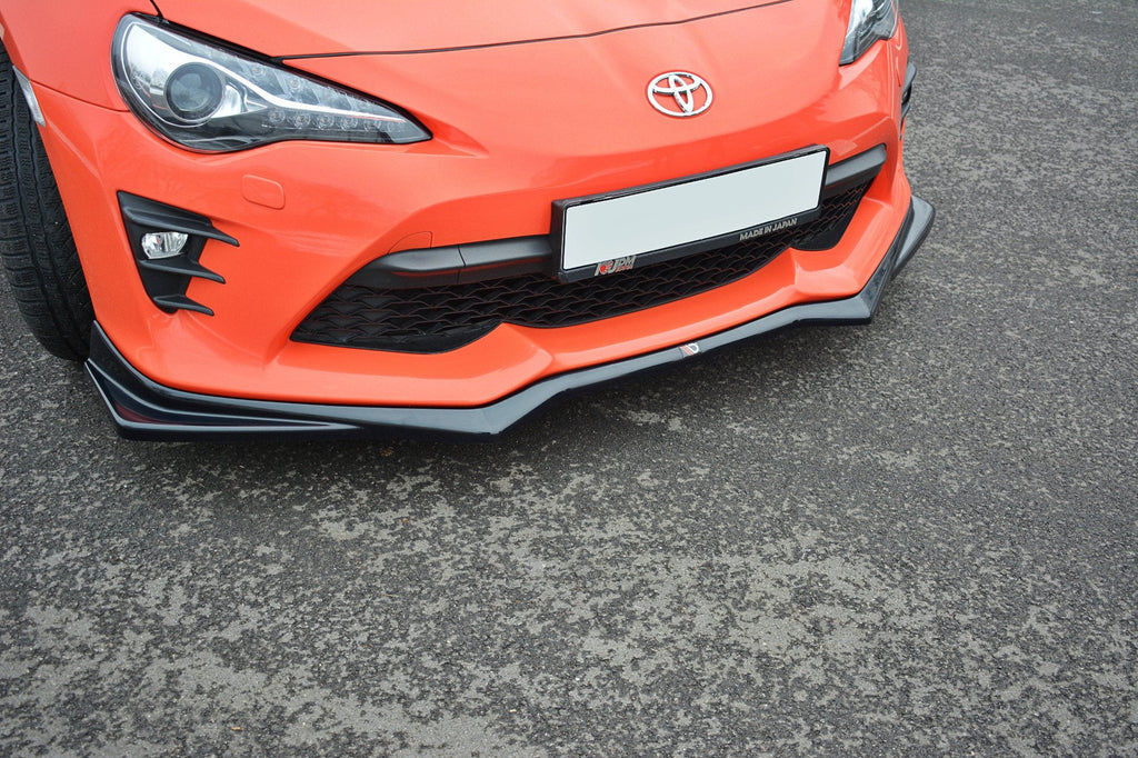 Prelungire splitter bara fata Toyota GT86 Facelift 2017- v6 - Maxton Design