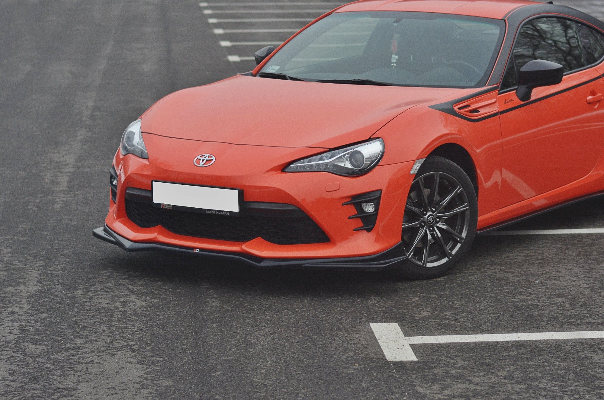 Prelungire splitter bara fata Toyota GT86 Facelift 2017- v6 - Maxton Design