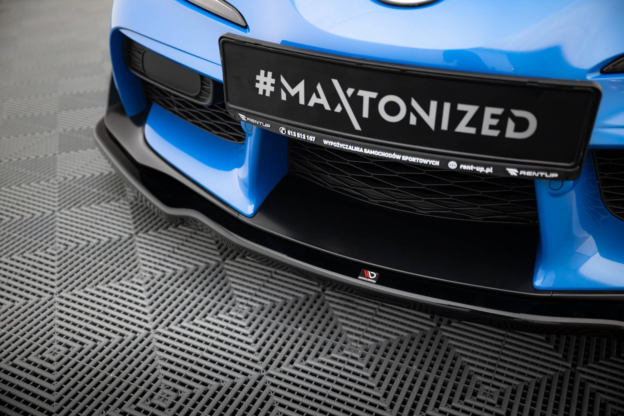 Prelungire splitter bara fata Toyota Supra Mk5 2019- v2 - Maxton Design