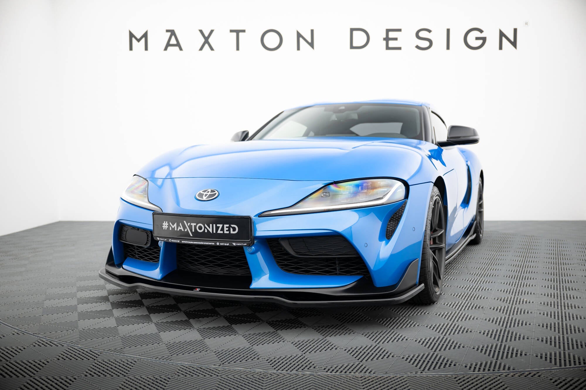 Prelungire splitter bara fata Toyota Supra Mk5 2019- v2 - Maxton Design