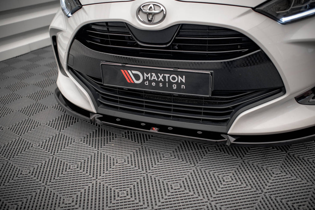 Prelungire splitter bara fata Toyota Yaris Mk4 2019- v2 - Maxton Design