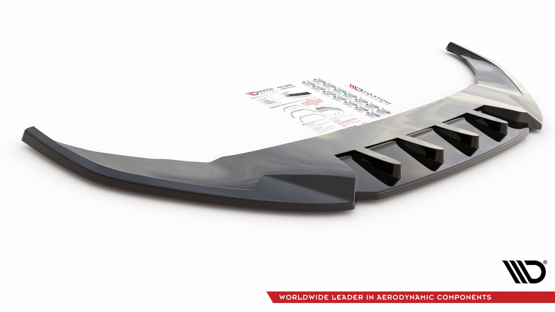 Prelungire splitter bara fata Volkswagen Arteon R 2020- v12 - Maxton Design