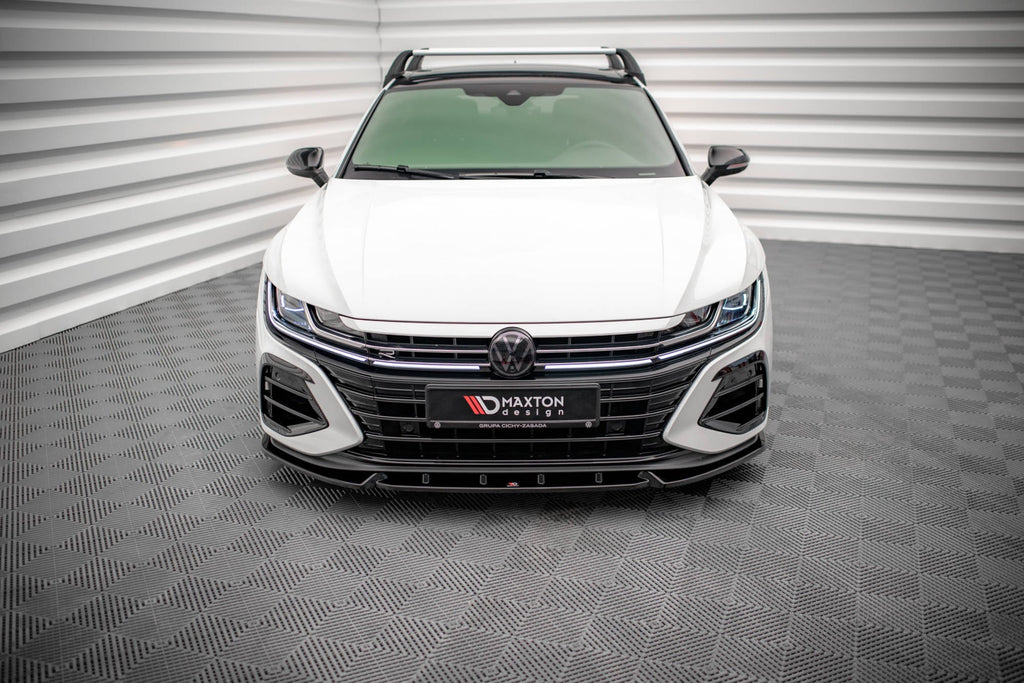 Prelungire splitter bara fata Volkswagen Arteon R 2020- v12 - Maxton Design