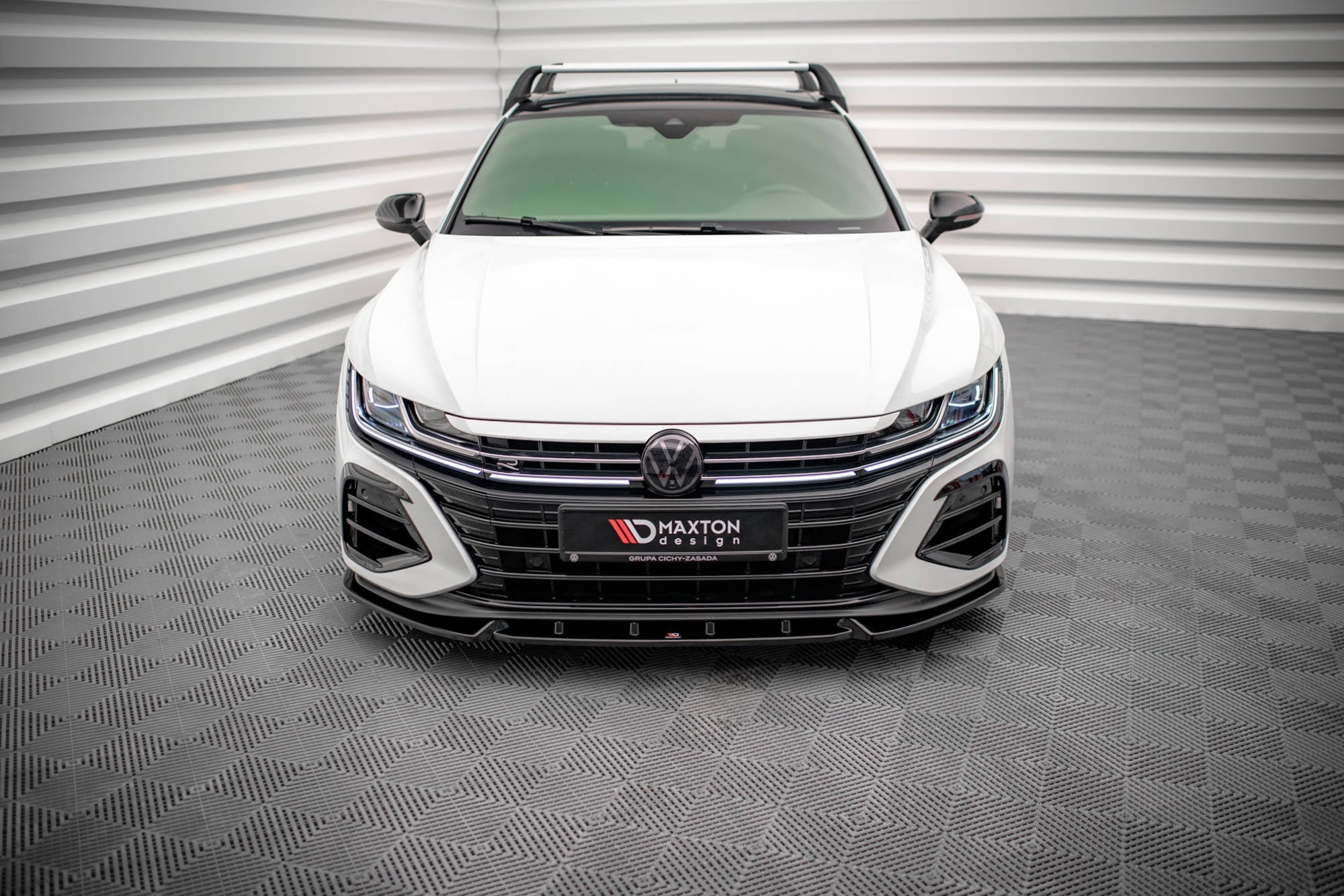 Prelungire splitter bara fata Volkswagen Arteon R 2020- v12 - Maxton Design