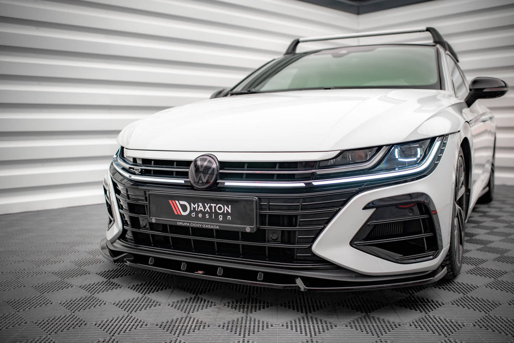 Prelungire splitter bara fata Volkswagen Arteon R 2020- v12 - Maxton Design