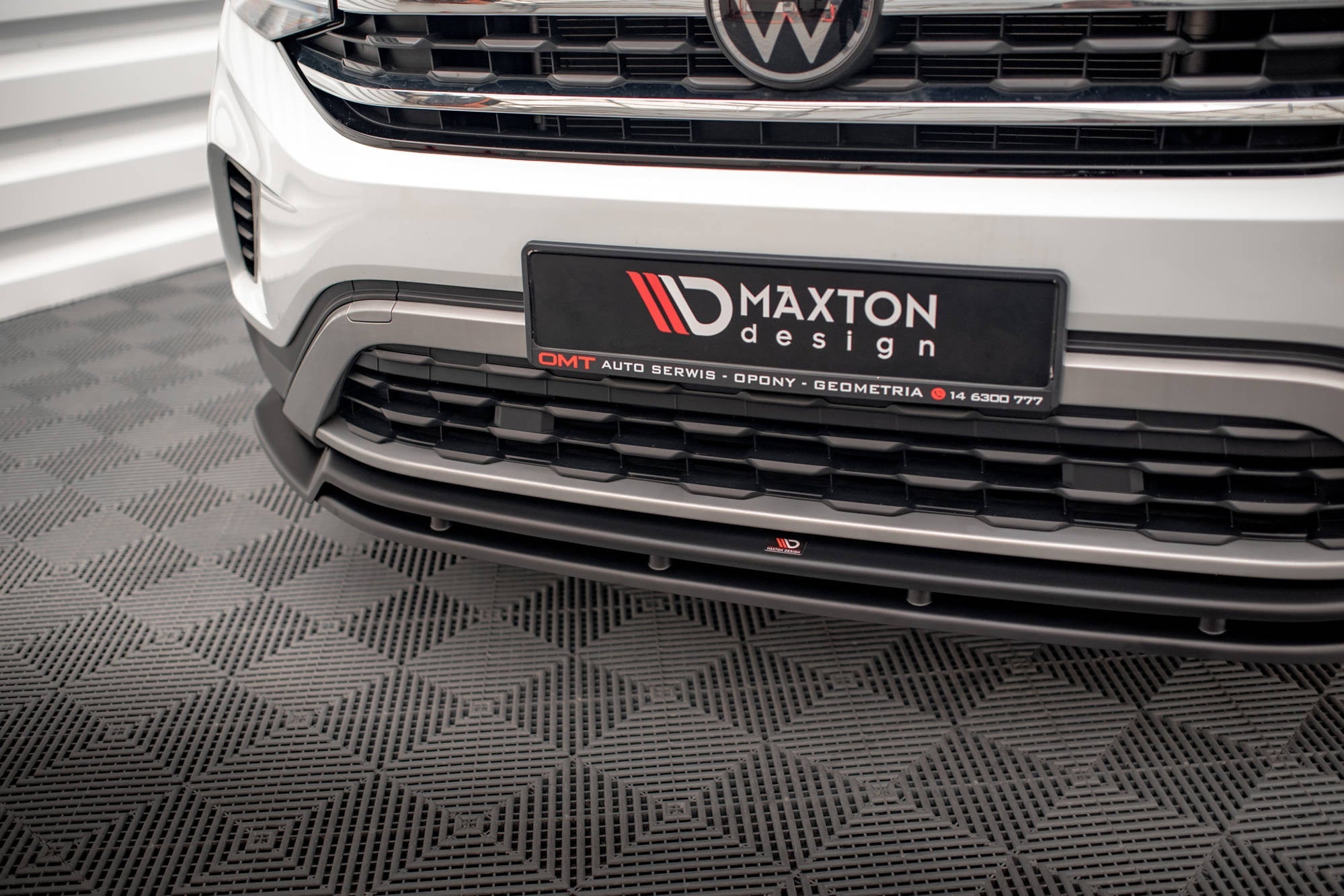 Prelungire splitter bara fata Volkswagen Atlas Cross Sport 2020- v2 - Maxton Design