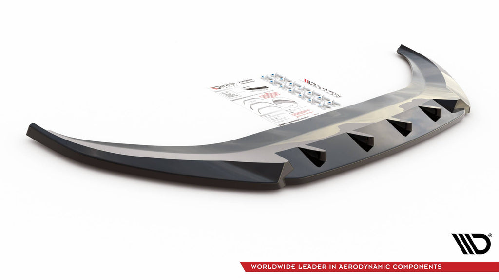 Prelungire splitter bara fata Volkswagen Caddy Mk5 2020- v2 - Maxton Design