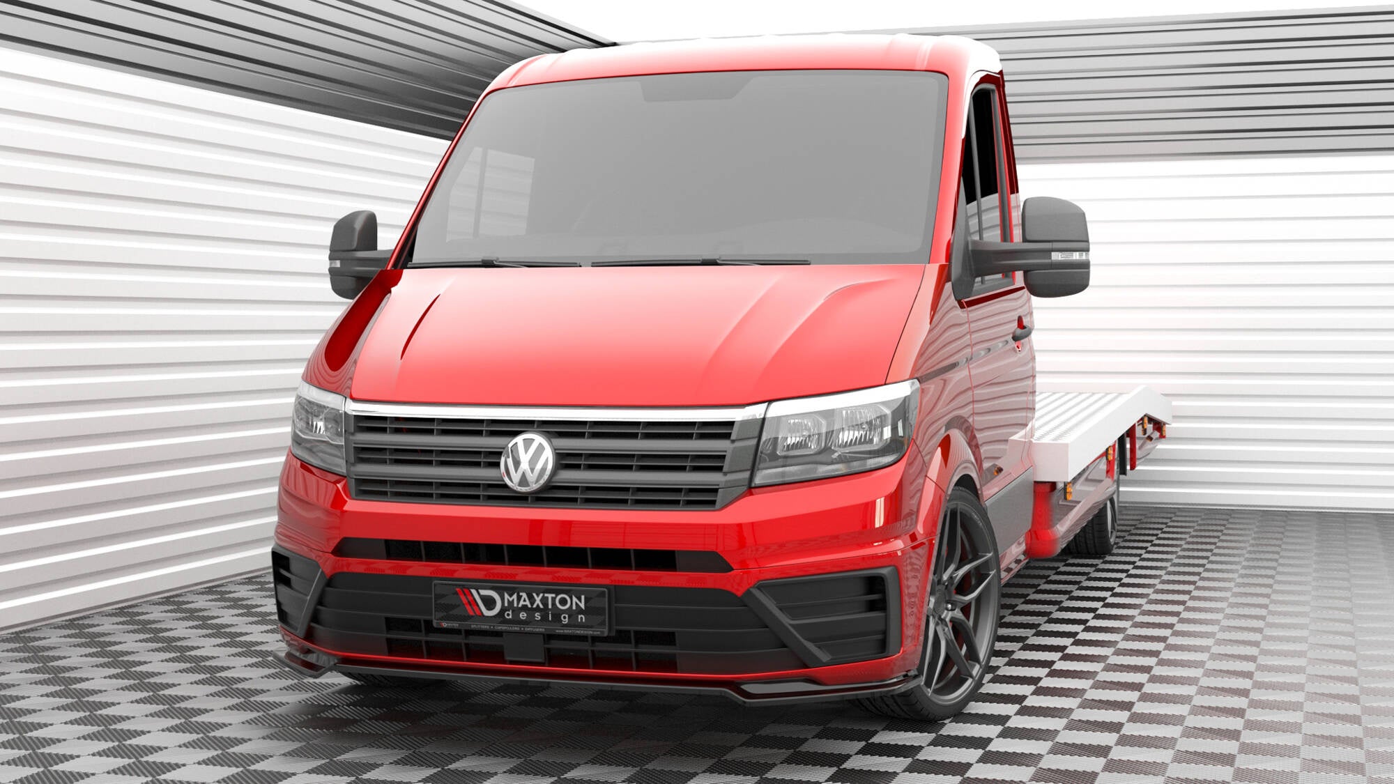 Prelungire splitter bara fata Volkswagen Crafter Mk2 2016- v2 - Maxton Design