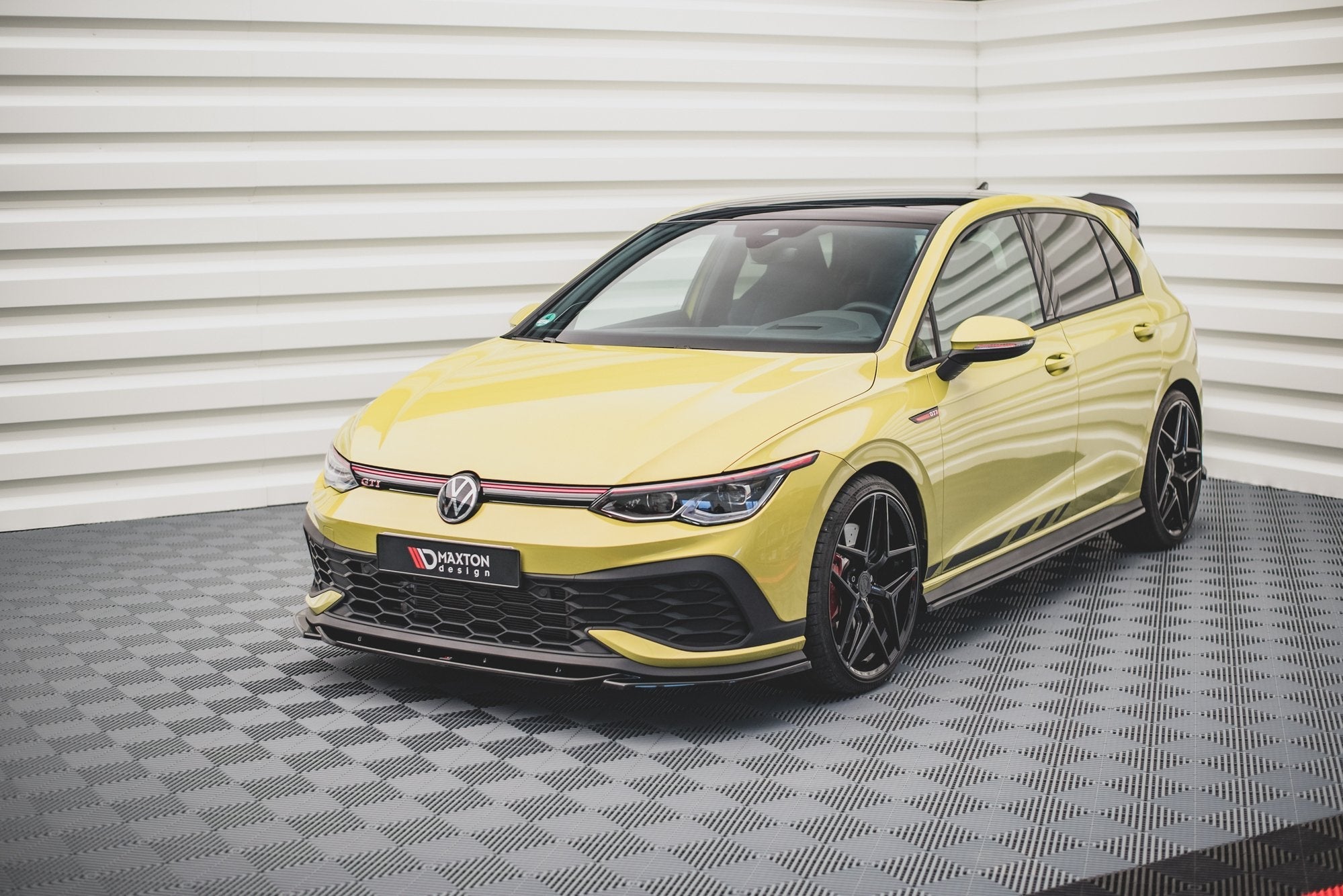 Prelungire splitter bara fata Volkswagen Golf 8 GTI Clubsport 2020- v13 - Maxton Design