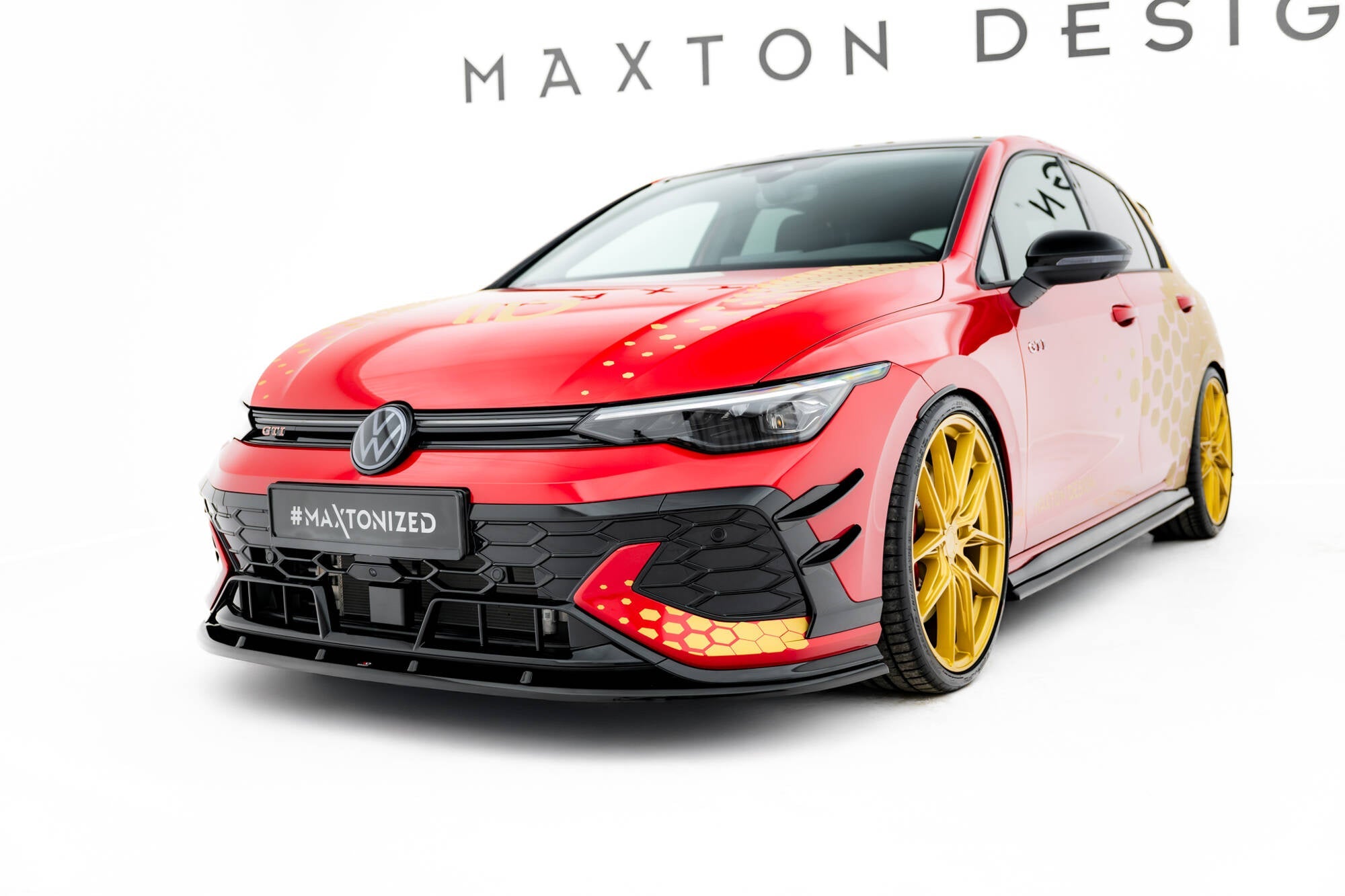 Prelungire splitter bara fata Volkswagen Golf GTI Clubsport Mk8 Facelift 2024- v41 - Maxton Design