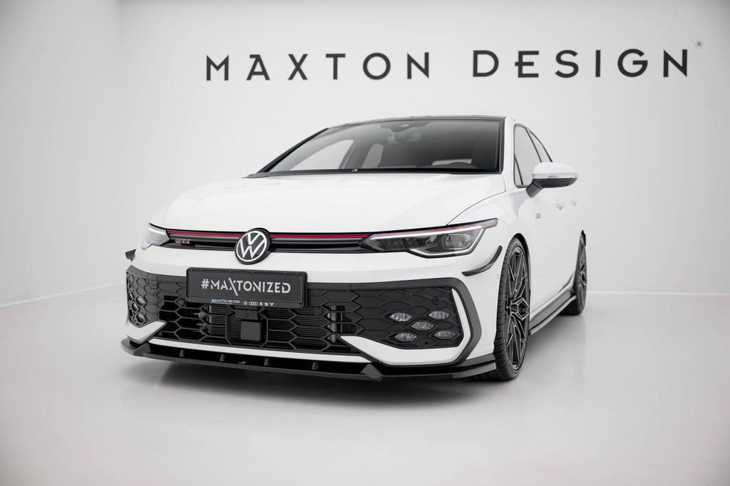 Prelungire splitter bara fata Volkswagen Golf GTI / GTE / R-Line Mk8 Facelift 2024- v33 - Maxton Design