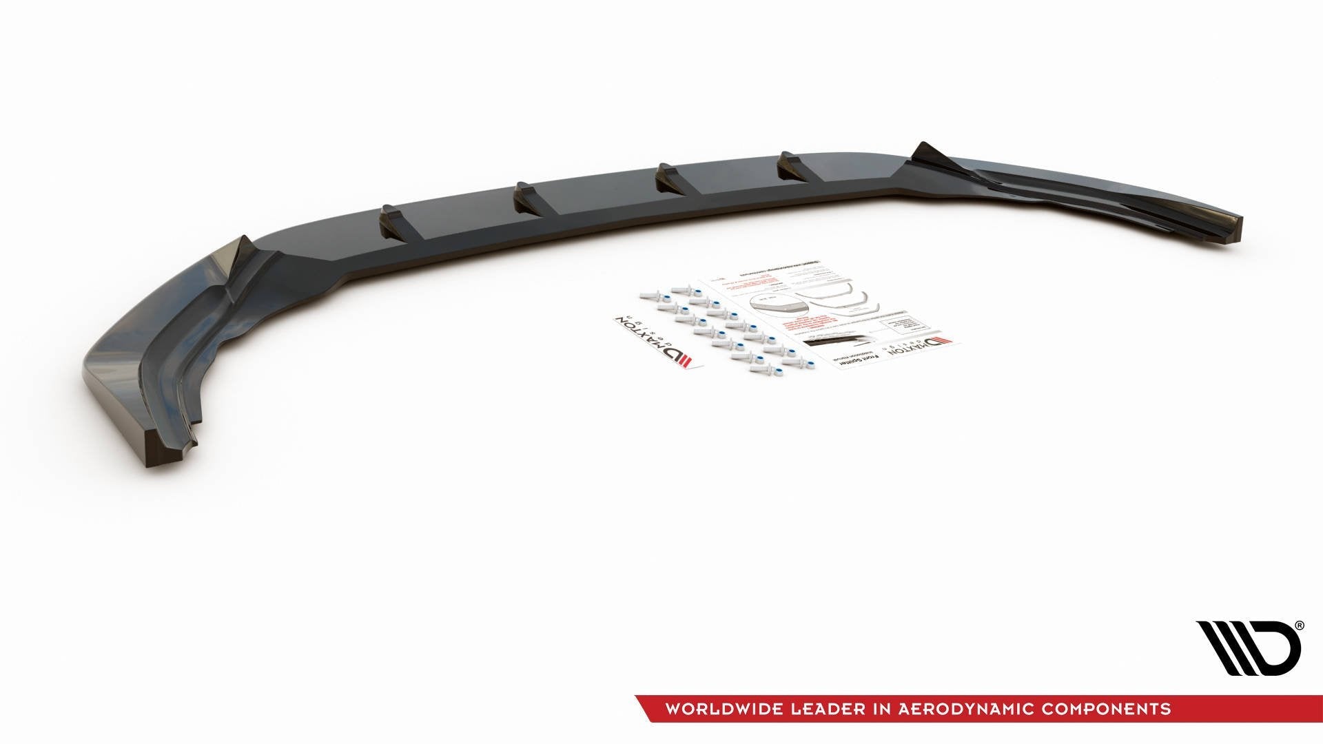 Prelungire splitter bara fata Volkswagen Golf R Mk8 2020- v20 - Maxton Design