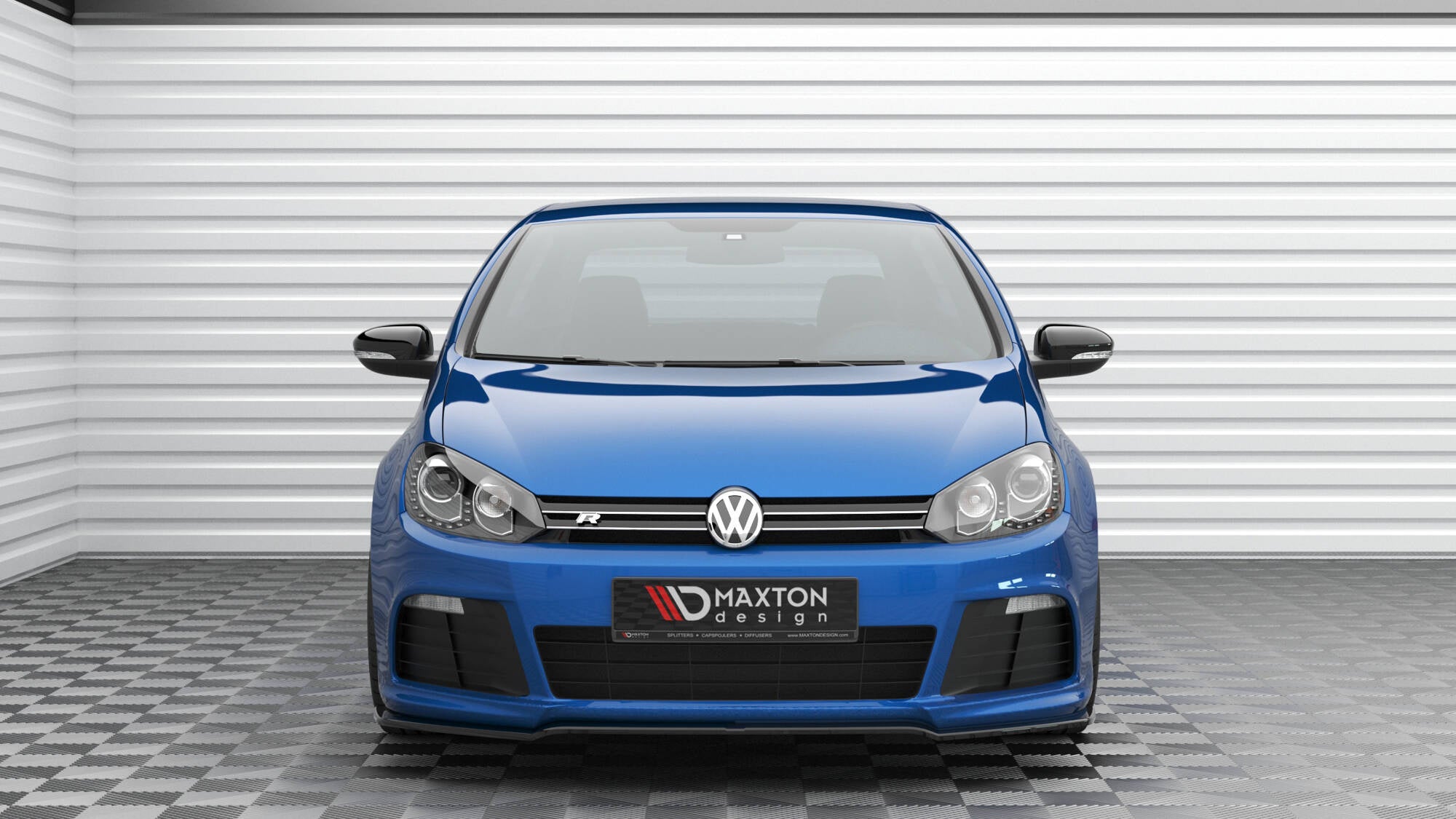 Prelungire splitter bara fata Volkswagen Golf MK6 R 2008-2012 v13 - Maxton Design