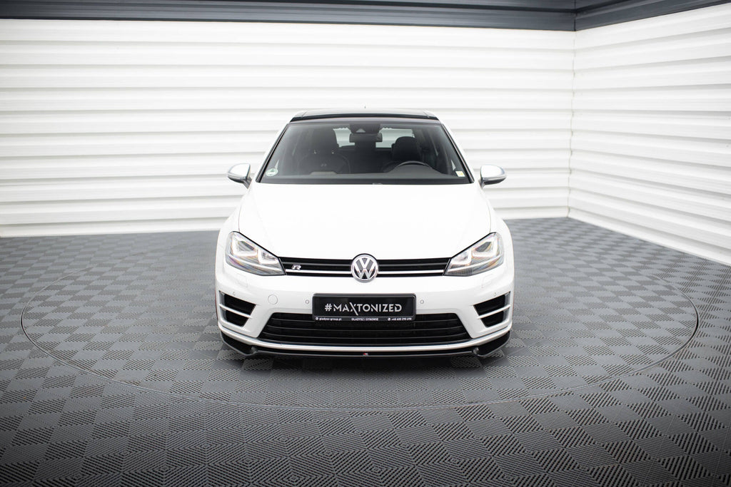 Prelungire splitter bara fata Volkswagen Golf 7 R 2012-2017 v13 - Maxton Design