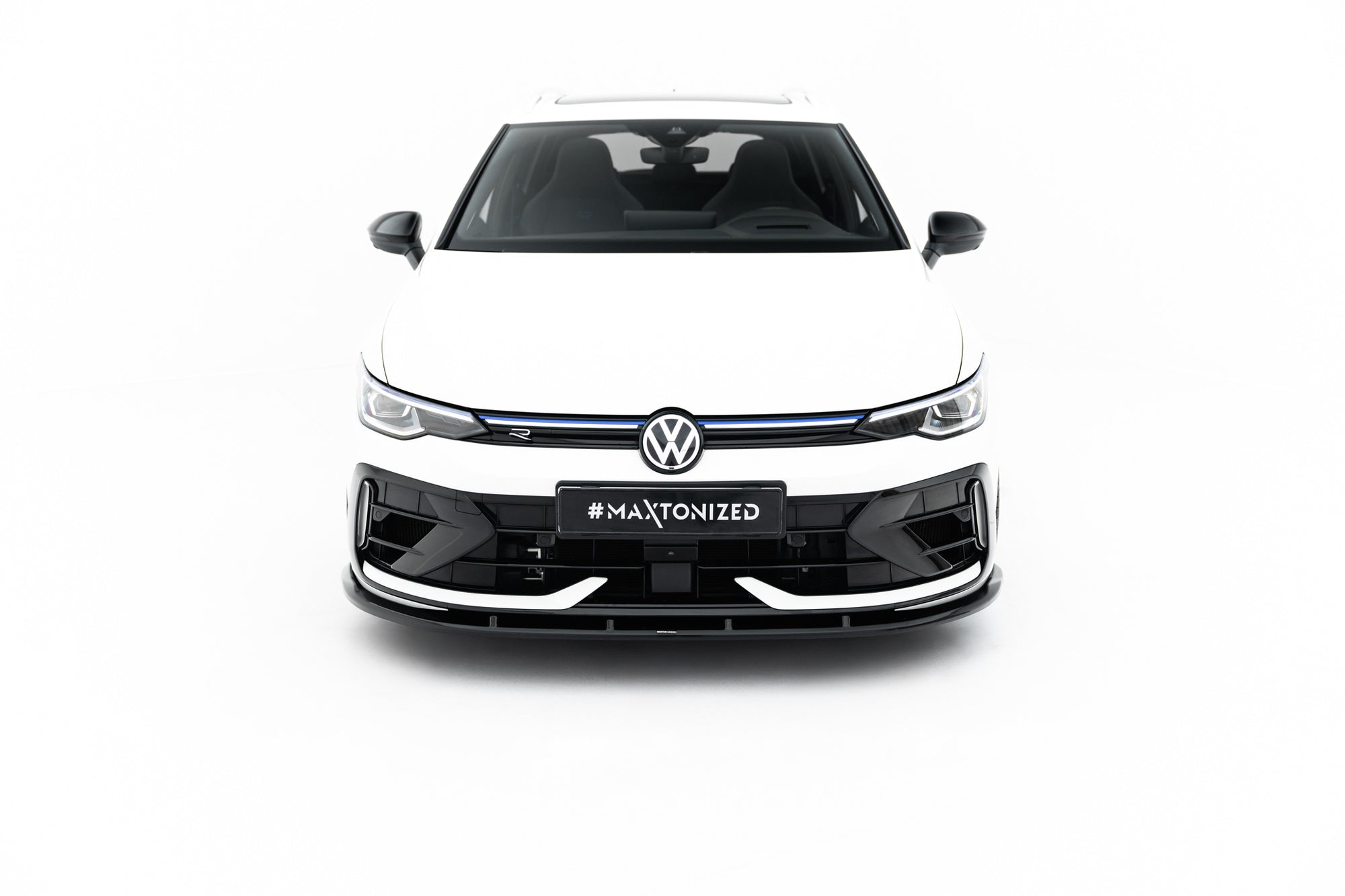 Prelungire splitter bara fata Volkswagen Golf R Mk8 Hatchback Variant Facelift 2024- v47 - Maxton Design