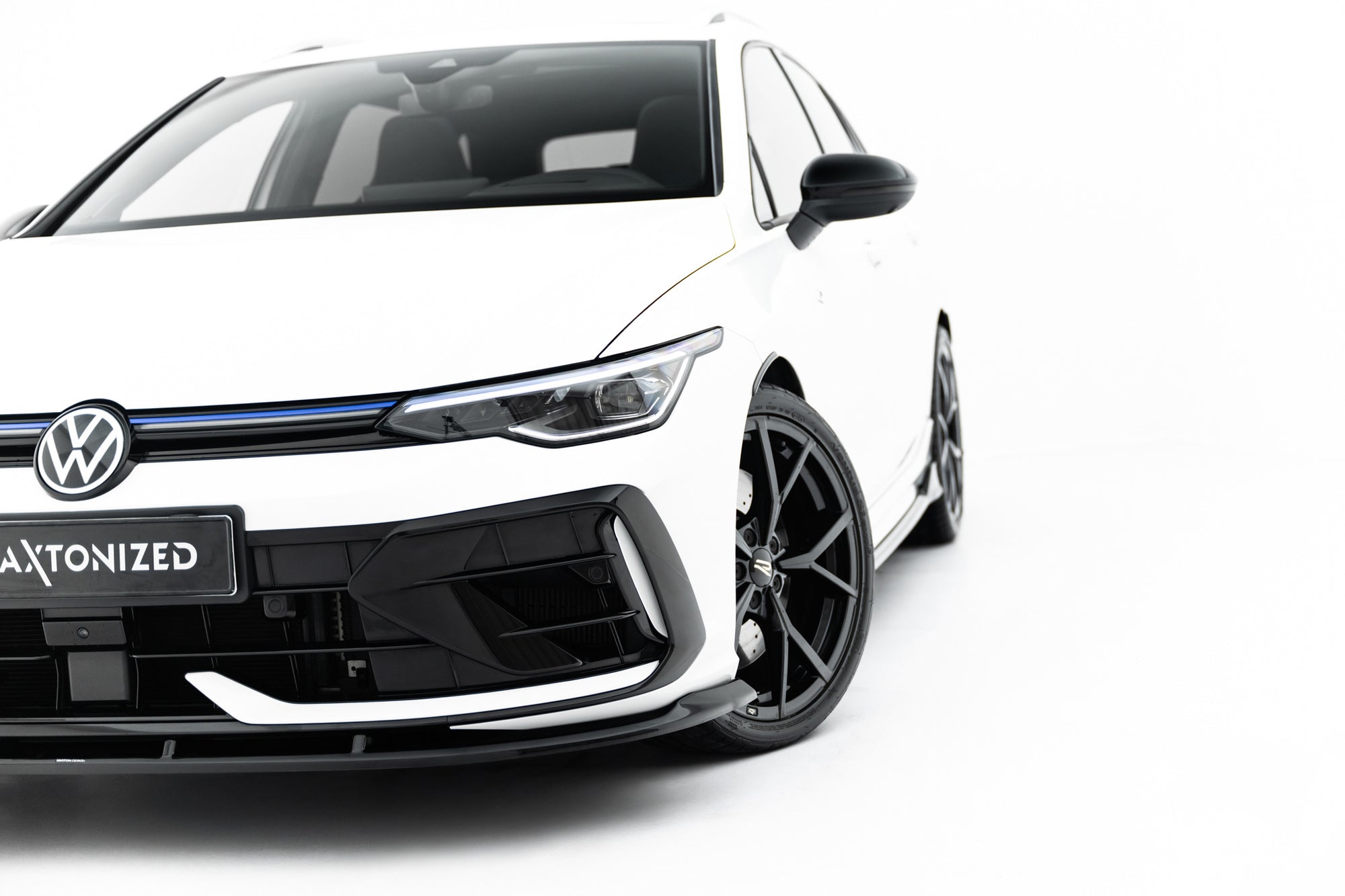 Prelungire splitter bara fata Volkswagen Golf R Mk8 Hatchback Variant Facelift 2024- v47 - Maxton Design