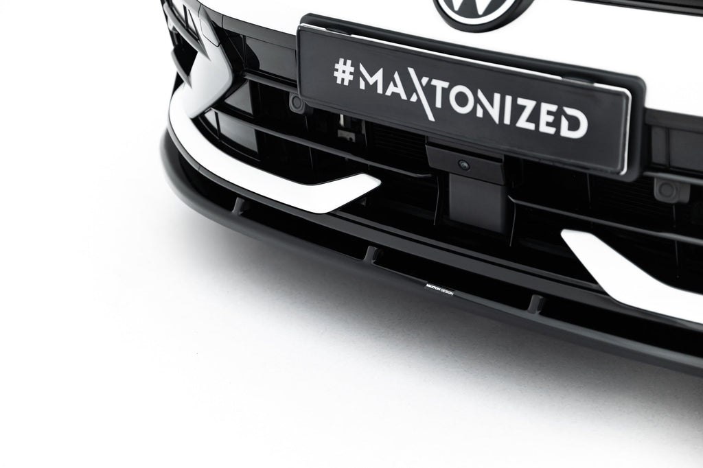 Prelungire splitter bara fata Volkswagen Golf R Mk8 Hatchback Variant Facelift 2024- v47 - Maxton Design