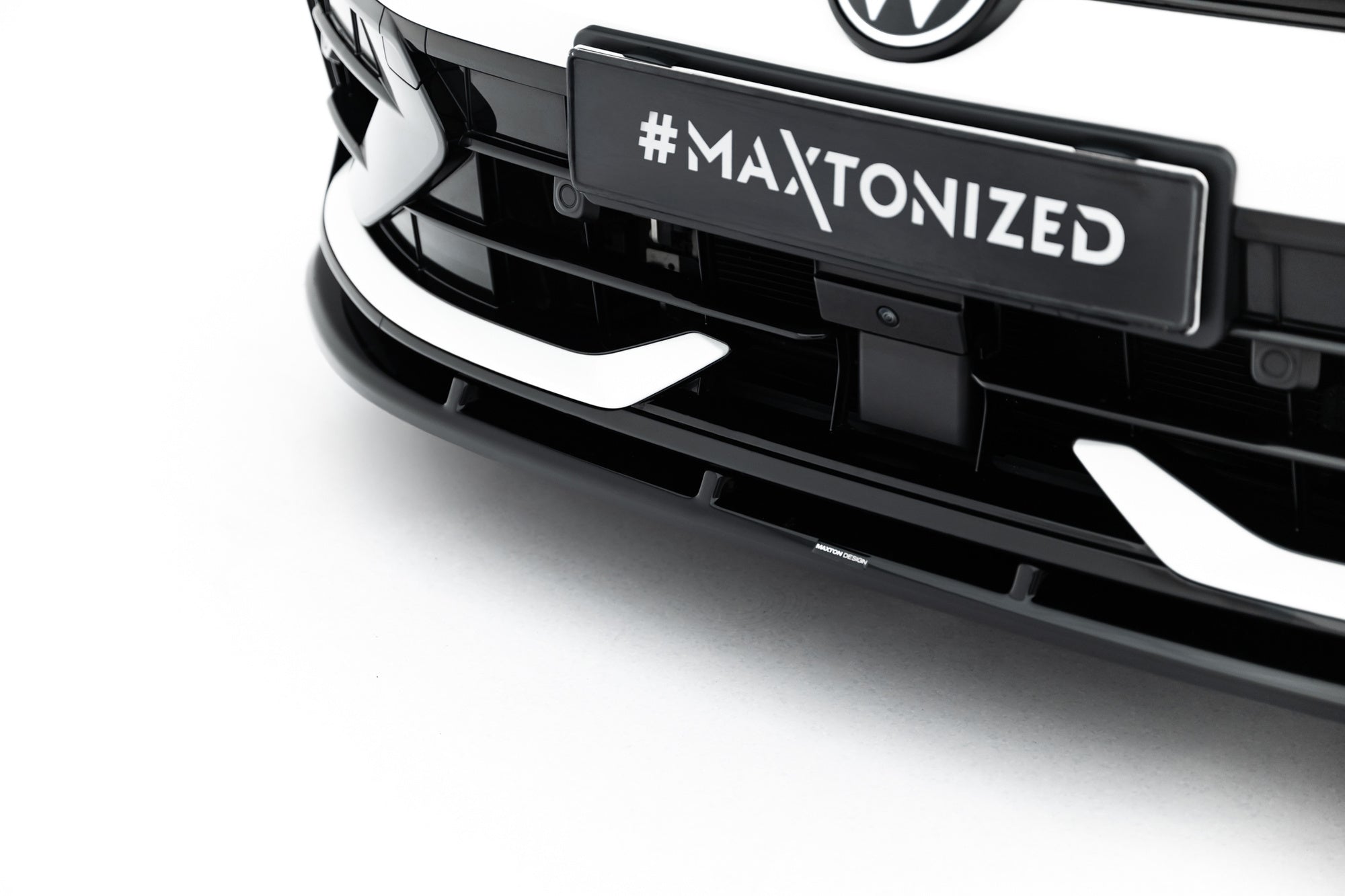 Prelungire splitter bara fata Volkswagen Golf R Mk8 Hatchback Variant Facelift 2024- v47 - Maxton Design