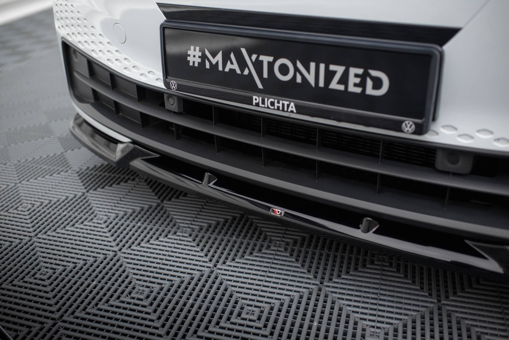 Prelungire splitter bara fata Volkswagen ID.3 Mk1 2019-2023 v2 - Maxton Design