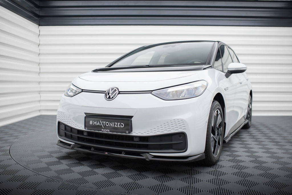 Prelungire splitter bara fata Volkswagen ID.3 Mk1 2019-2023 v2 - Maxton Design