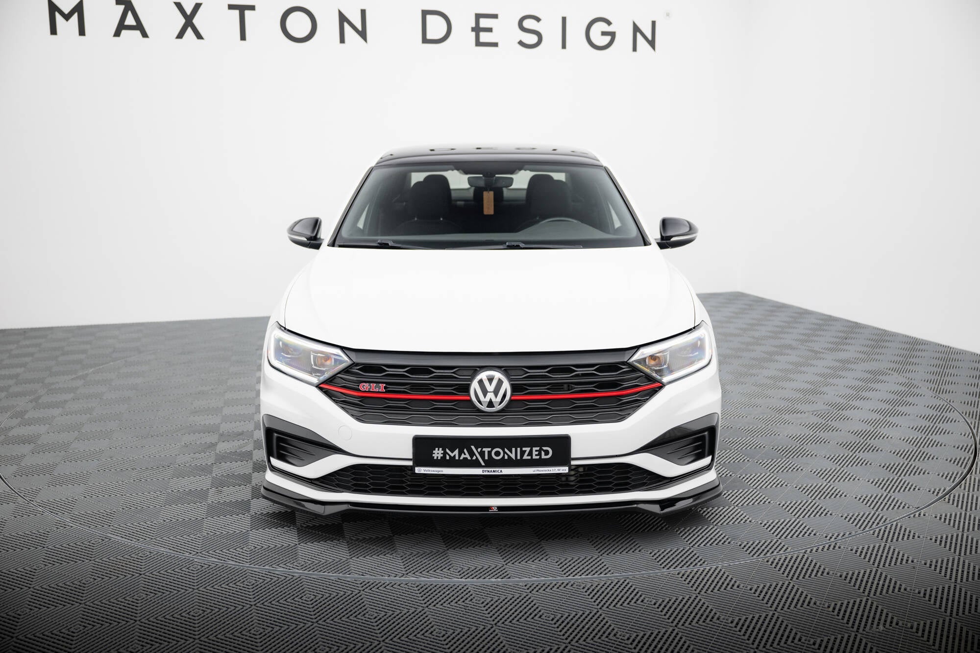 Prelungire splitter bara fata Volkswagen Jetta GLI Mk7 2018-2021 v4 - Maxton Design