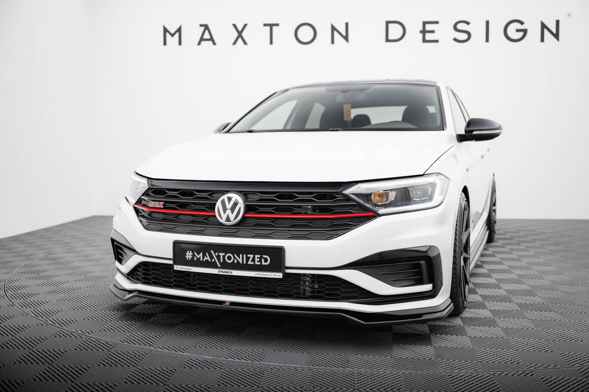 Prelungire splitter bara fata Volkswagen Jetta GLI Mk7 2018-2021 v4 - Maxton Design