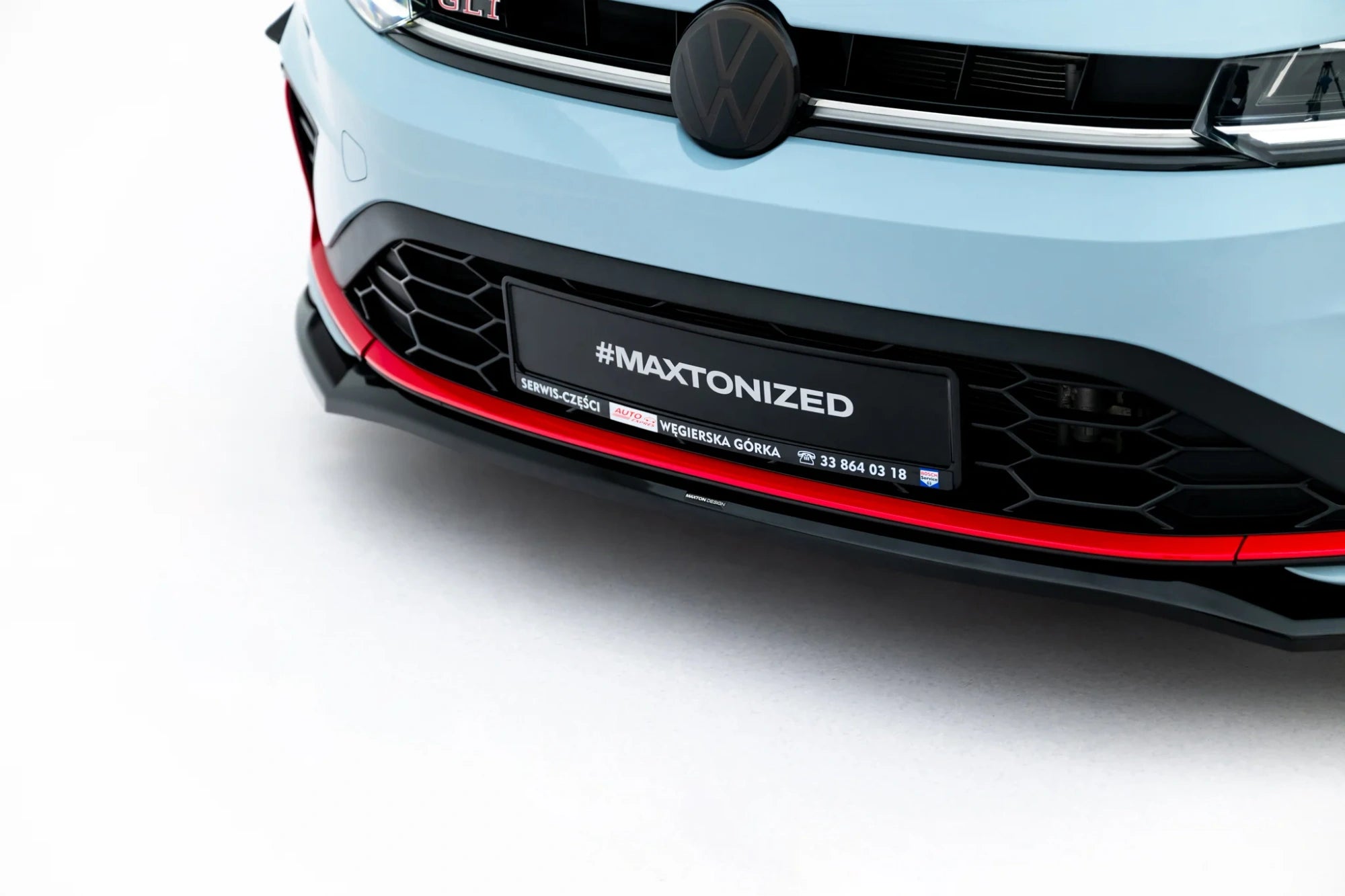 Prelungire splitter bara fata V.2 Volkswagen Jetta GLI Mk7 Facelift 2  - Maxton Design