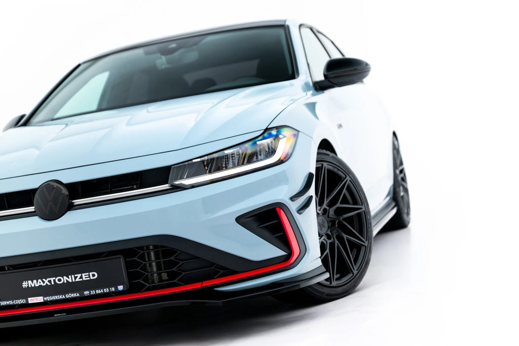 Prelungire splitter bara fata V.2 Volkswagen Jetta GLI Mk7 Facelift 2  - Maxton Design
