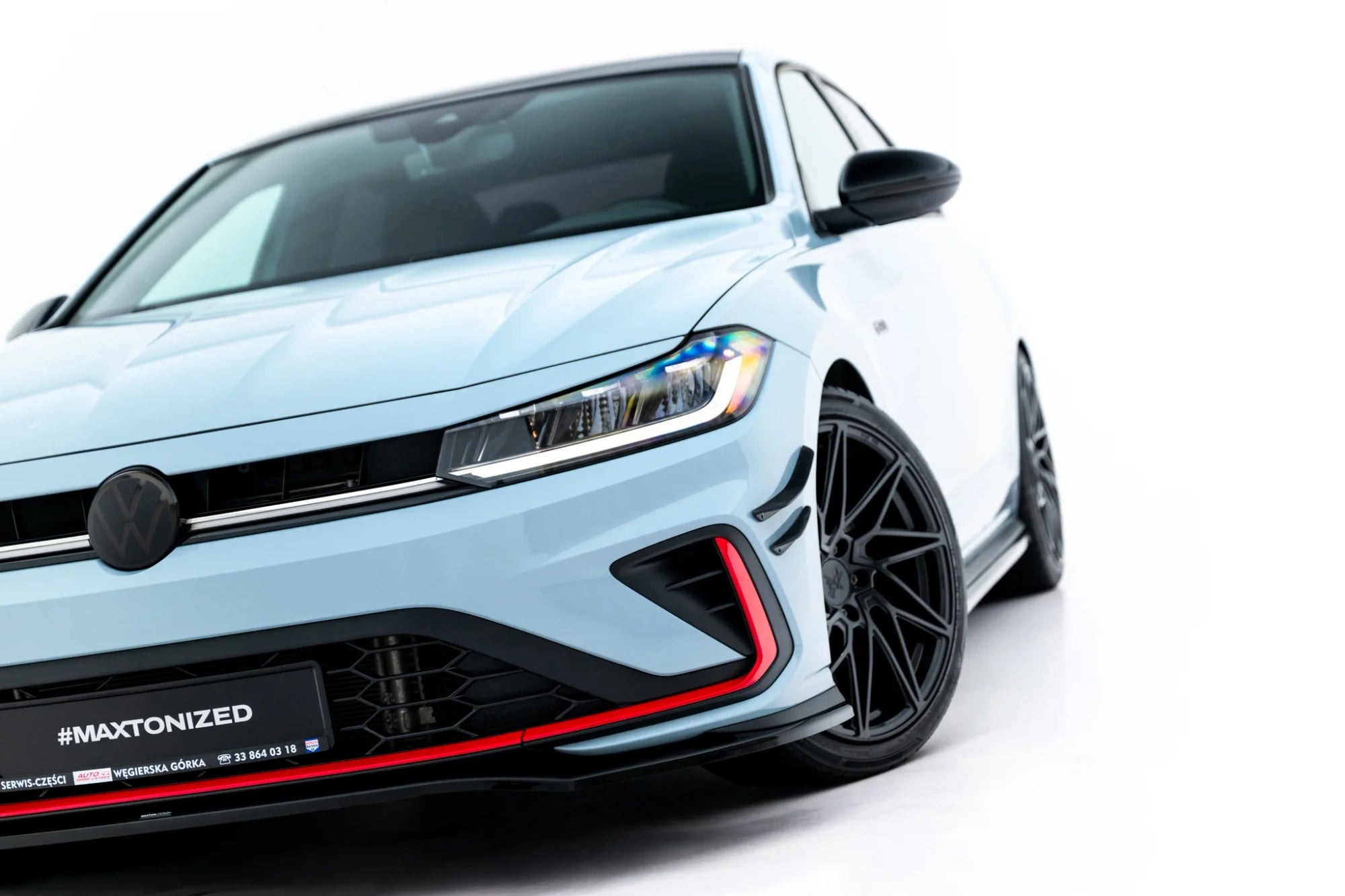 Prelungire splitter bara fata V.2 Volkswagen Jetta GLI Mk7 Facelift 2  - Maxton Design