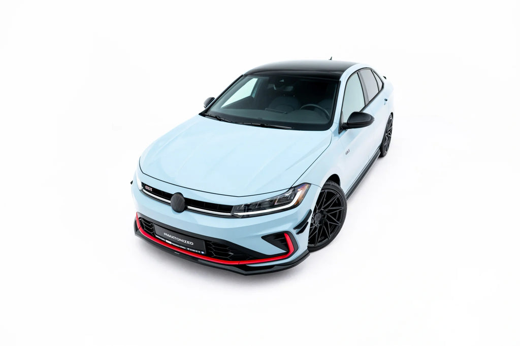 Prelungire splitter bara fata V.2 Volkswagen Jetta GLI Mk7 Facelift 2  - Maxton Design