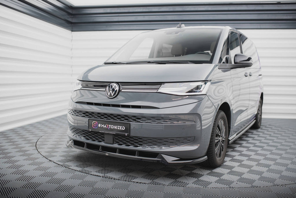 Prelungire splitter bara fata Volkswagen Multivan T7 2021- v2 - Maxton Design