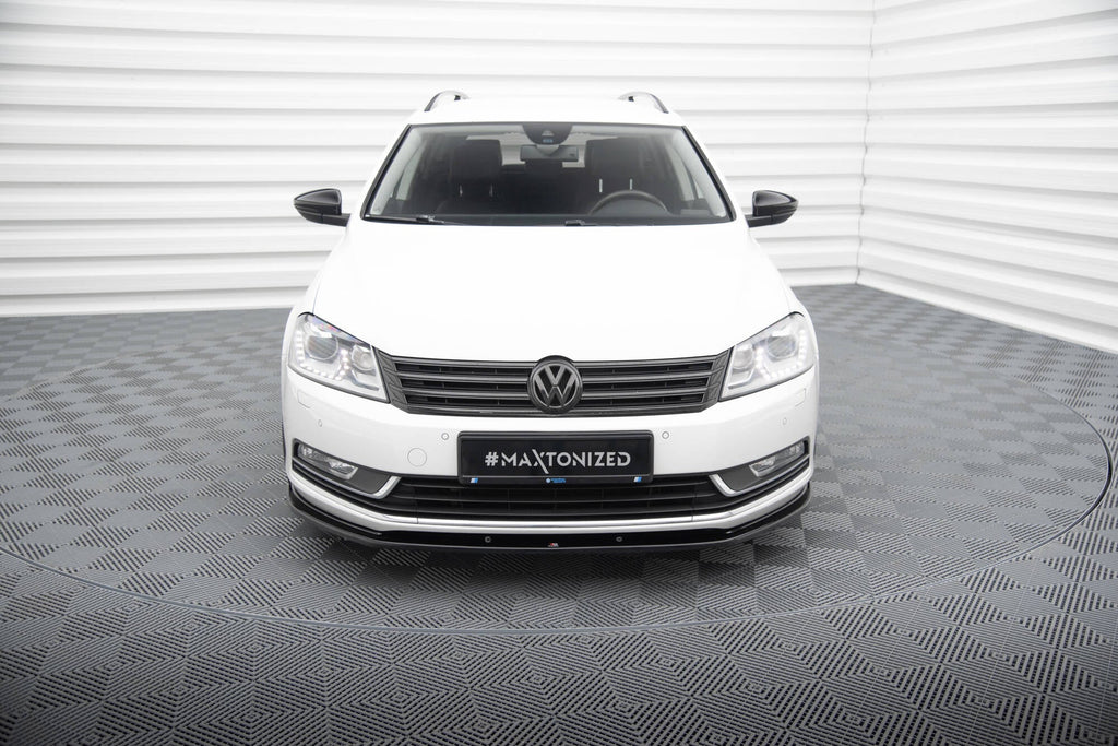 Prelungire splitter bara fata Volkswagen Passat B7 2010-2014 v9 - Maxton Design