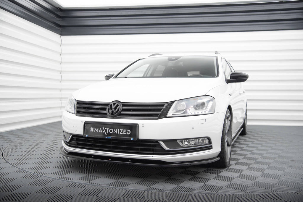 Prelungire splitter bara fata Volkswagen Passat B7 2010-2014 v9 - Maxton Design