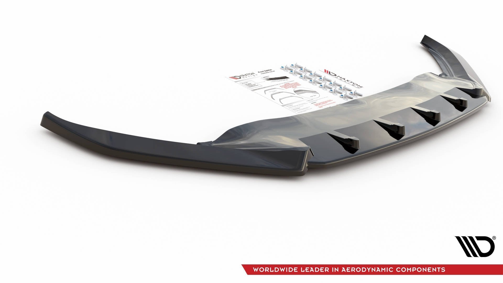 Prelungire splitter bara fata Volkswagen Passat B8 2014- v12 - Maxton Design
