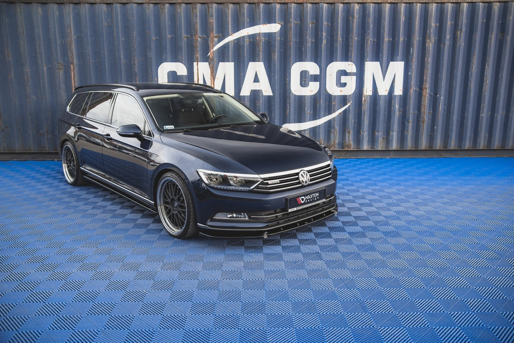Prelungire splitter bara fata Volkswagen Passat B8 2014- v12 - Maxton Design