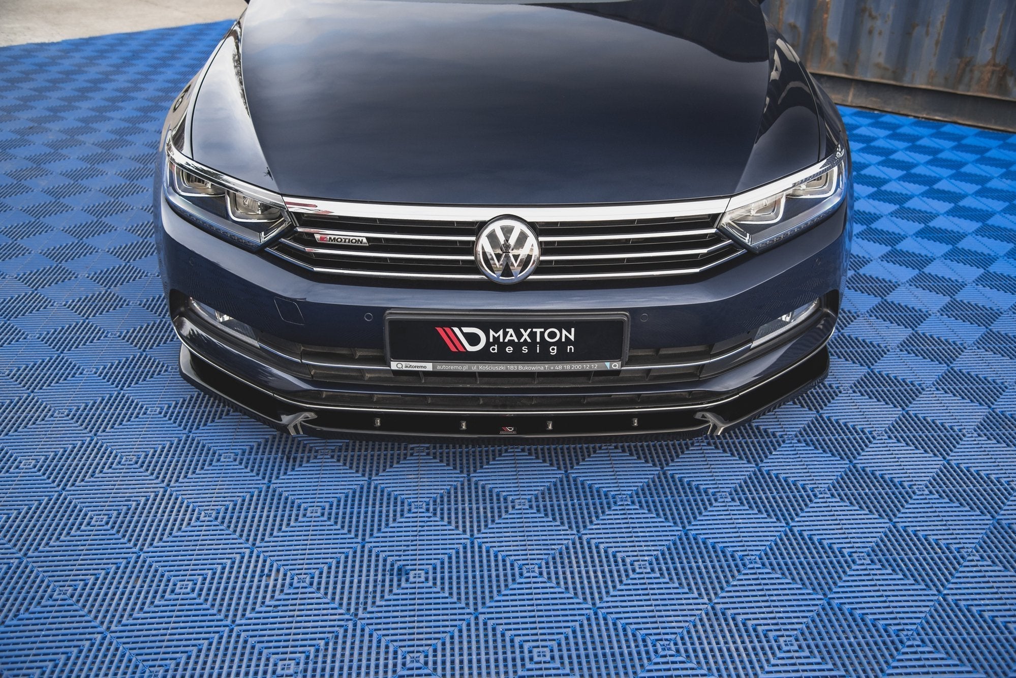 Prelungire splitter bara fata Volkswagen Passat B8 2014- v12 - Maxton Design