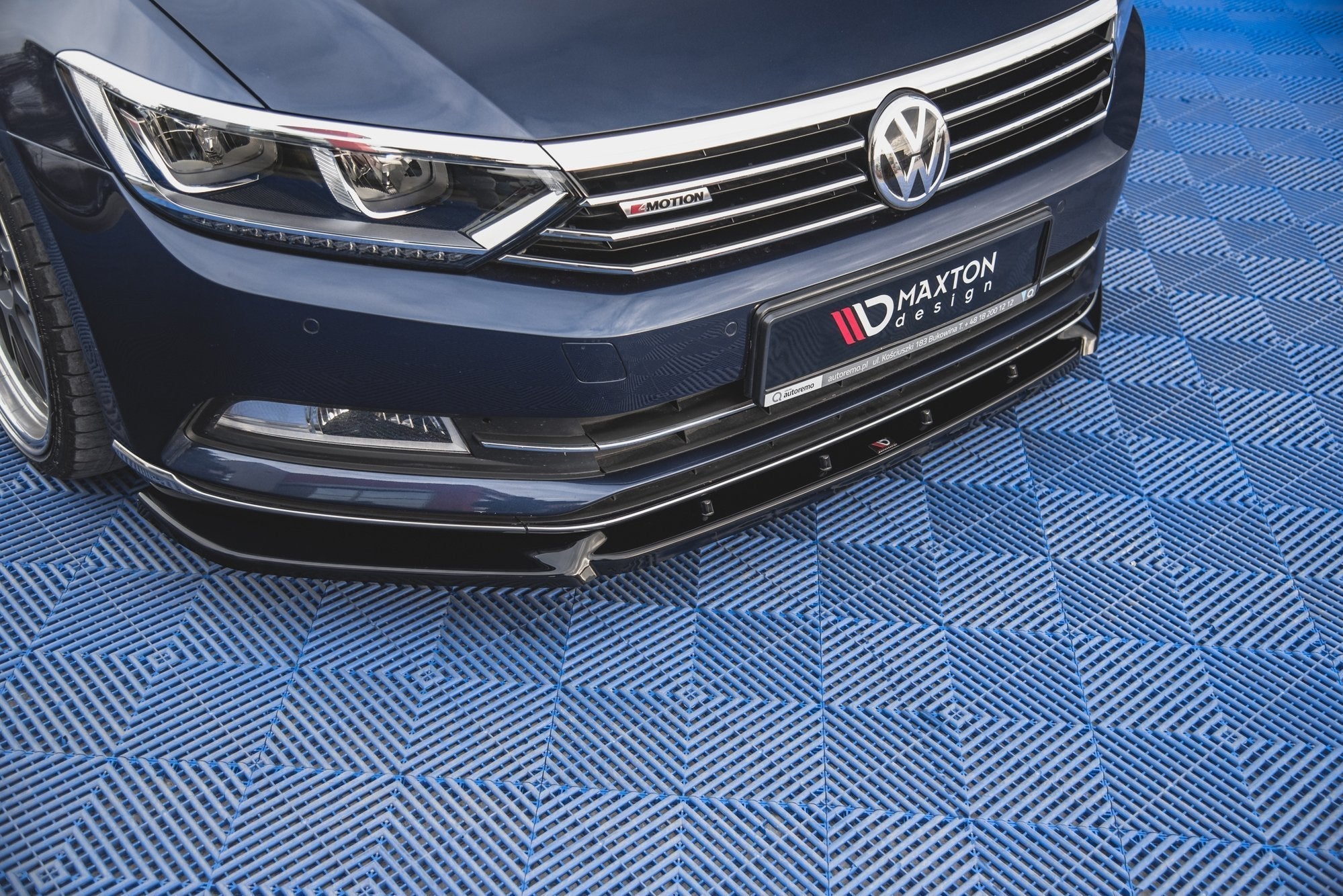 Prelungire splitter bara fata Volkswagen Passat B8 2014- v12 - Maxton Design