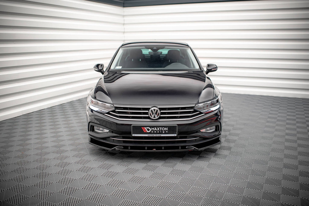 Prelungire splitter bara fata Volkswagen Passat B8 Facelift 2019- v14 - Maxton Design