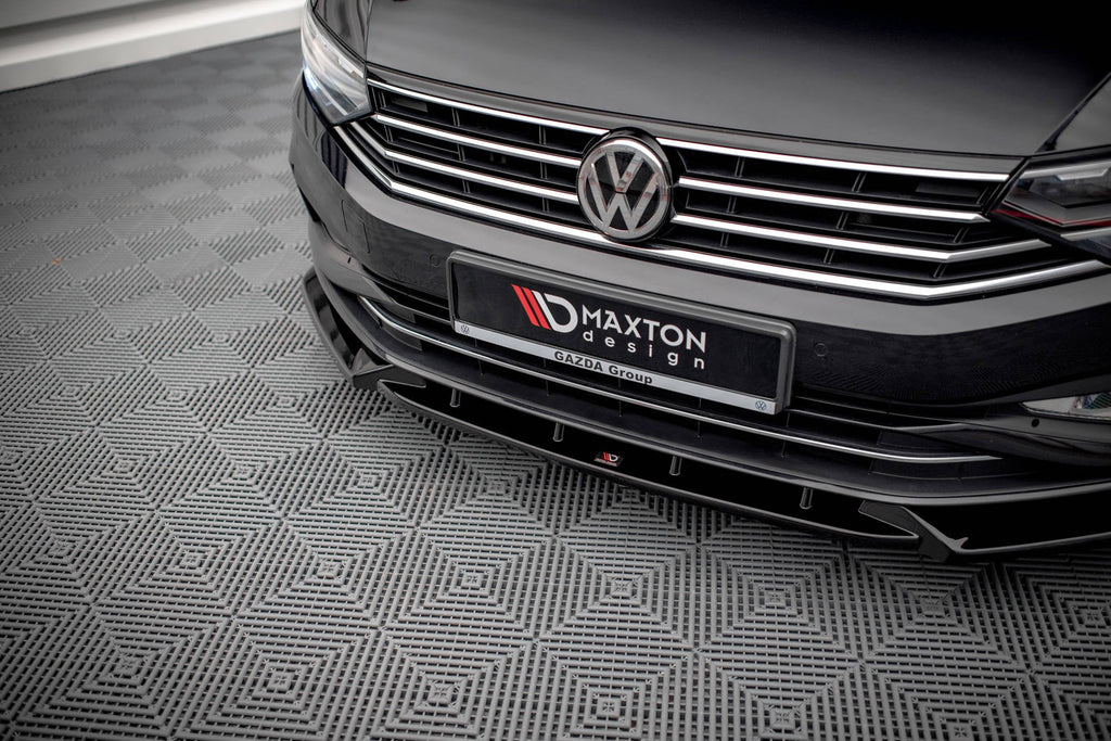 Prelungire splitter bara fata Volkswagen Passat B8 Facelift 2019- v14 - Maxton Design