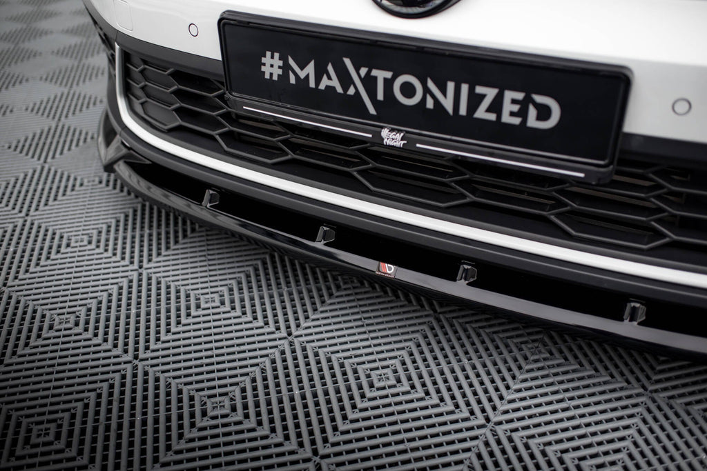 Prelungire splitter bara fata Volkswagen Polo GTI Mk6 Facelift 2021- v19 - Maxton Design
