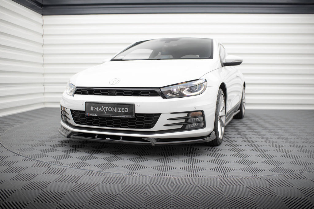 Prelungire splitter bara fata Volkswagen Scirocco Mk3 Facelift 2014-2017 v16 - Maxton Design
