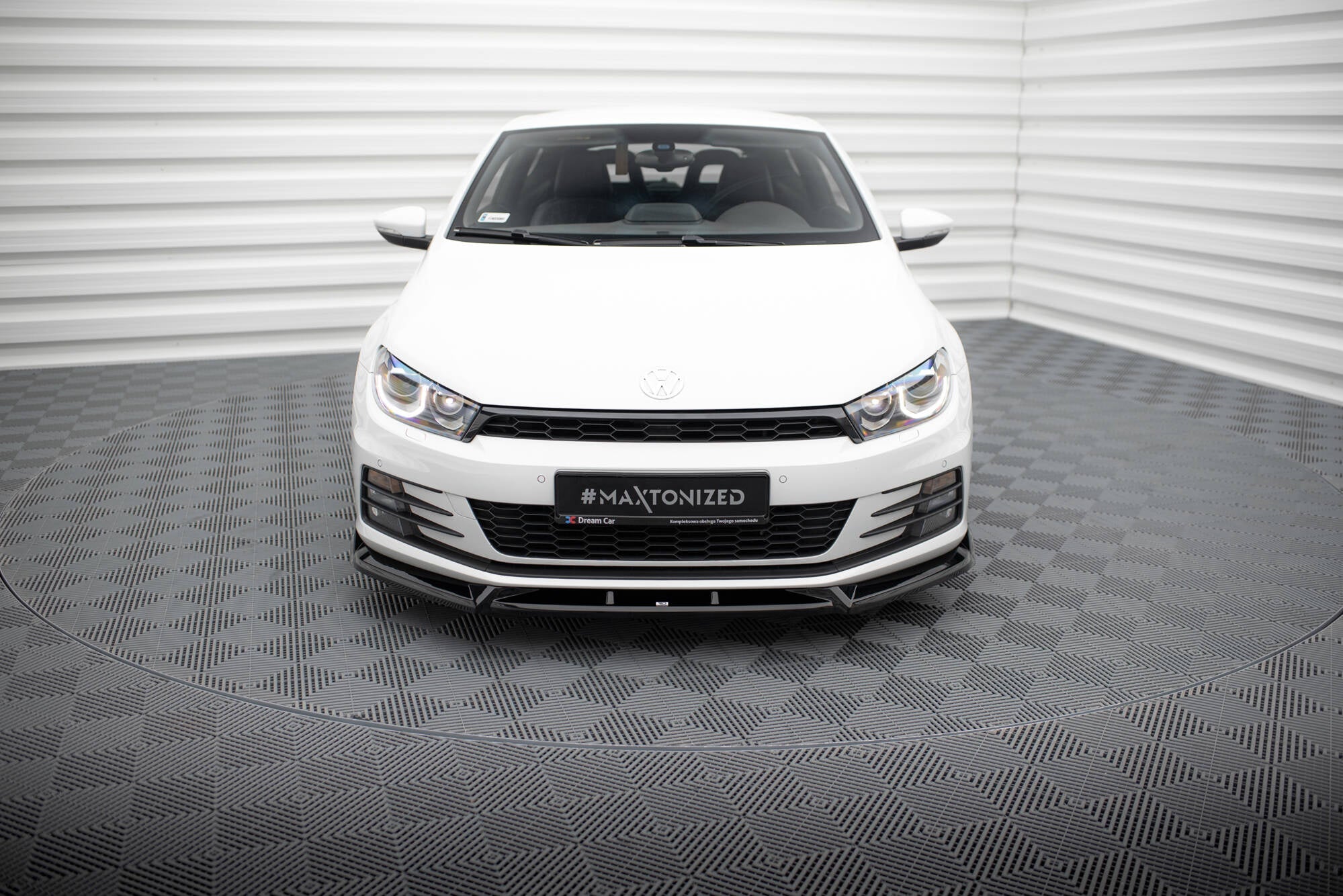 Prelungire splitter bara fata Volkswagen Scirocco Mk3 Facelift 2014-2017 v16 - Maxton Design