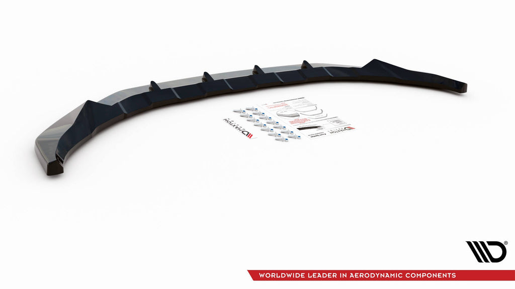 Prelungire splitter bara fata Volkswagen T-Roc Mk1 2017- v2 - Maxton Design